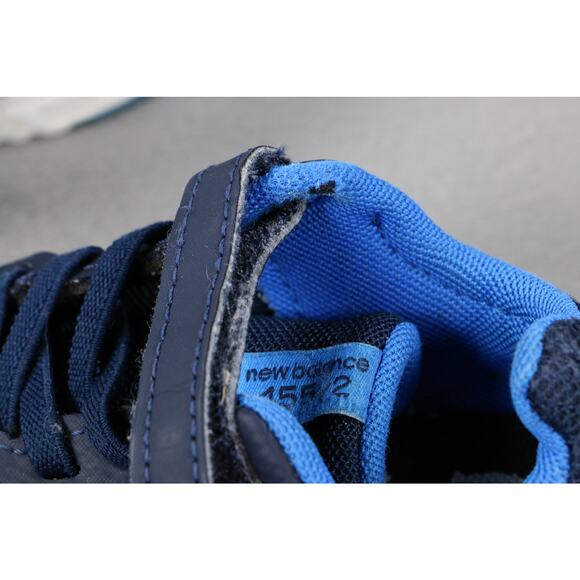 New Balance 455v2 Kids Sneakers Blue Hook & Loop Athletic Running Shoes Size 7 - Picture 3 of 9